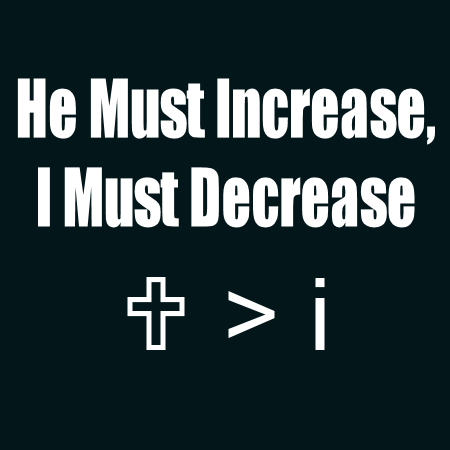 he must increase i must decrease